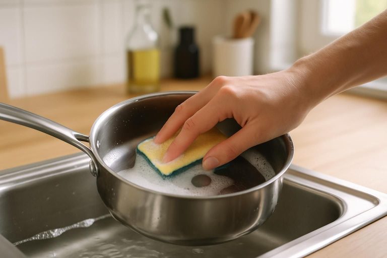 découvrez nos astuces pour nettoyer efficacement votre casserole en inox sans l’endommager, en utilisant des méthodes simples et naturelles pour préserver son éclat et sa durabilité.