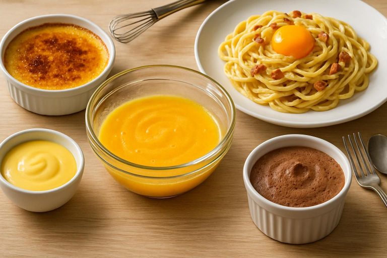 découvrez des idées et recettes originales pour utiliser les jaunes d'œuf en cuisine, éviter le gaspillage et sublimer vos plats.